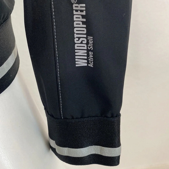 Gore Running Wear Women's Black Windstopper Long Sleeve Full Zip Jacket Size XS - Picture 4 of 8